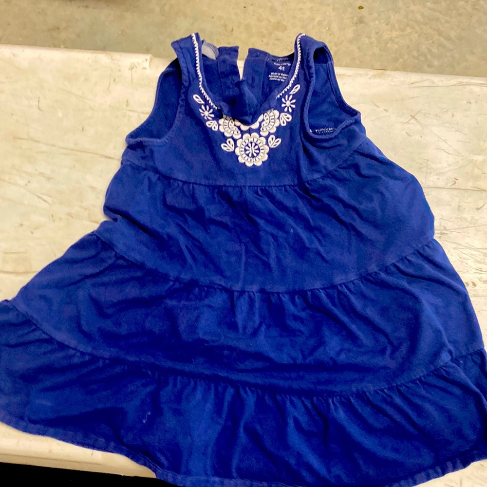 Blue dress